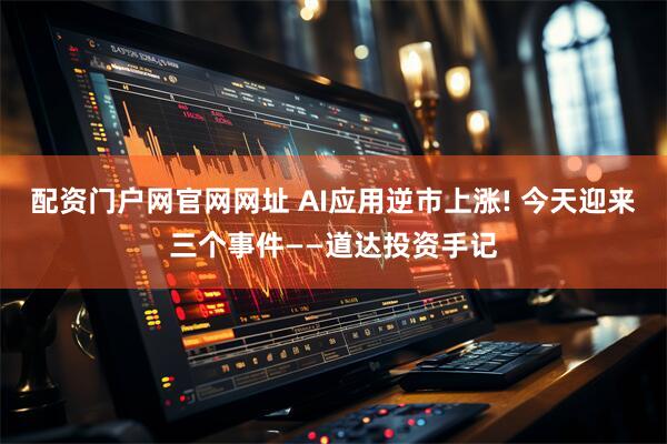 配资门户网官网网址 AI应用逆市上涨! 今天迎来三个事件——道达投资手记