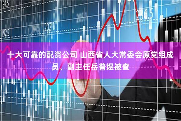 十大可靠的配资公司 山西省人大常委会原党组成员、副主任岳普煜被查